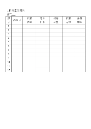 02.档案索引图表