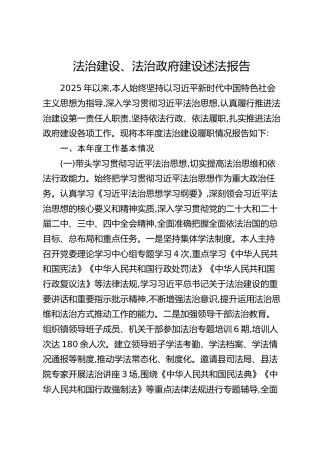 乡镇镇长法治建设、法治政府建设述法报告（4900字，含问题整改情况）