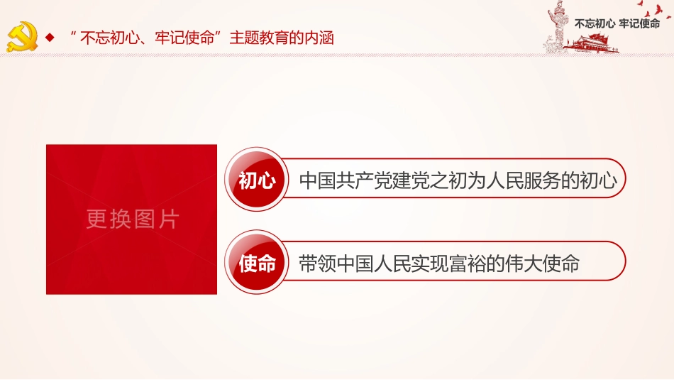 不忘初心牢记使命主题教育简约PPT课件（20190704）_第8页