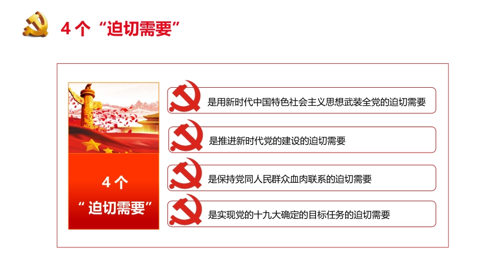 不忘初心、牢记使命主题教育PPT课件模板之守初心担使命（20190621）_第4页