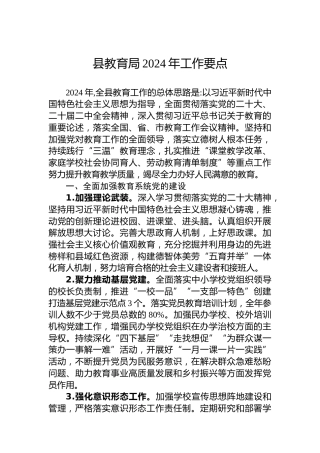 县教育局2024年工作要点 (4)