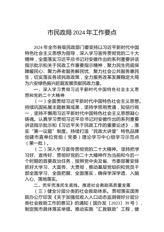 市民政局2024年工作要点 (4)