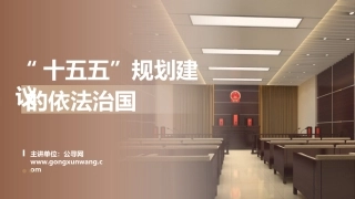 PPT：“十五五”规划建议中的依法治国