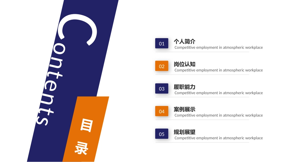 简约风岗位竞聘报告通用PPT模板_第2页