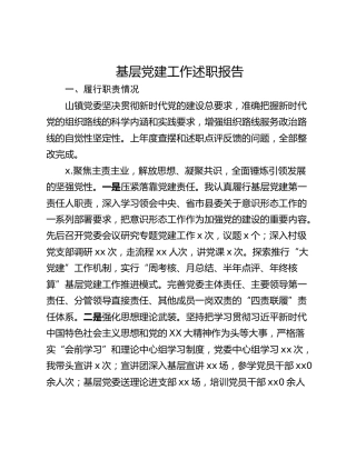 基层党建工作述职报告_1