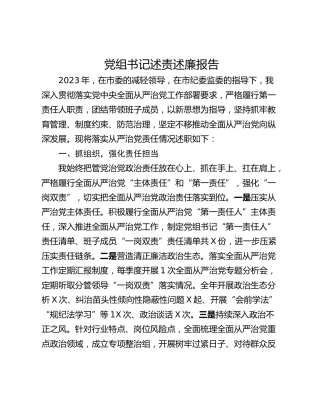 党组书记述责述廉报告_1