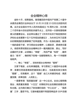 政府办公室副主任学习贯彻四中全会精神心得体会