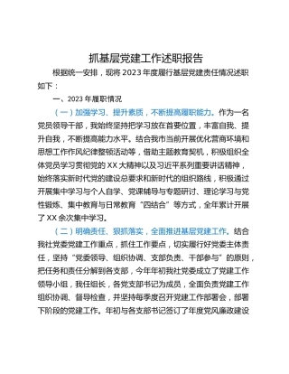 抓基层党建工作述职报告_3 (2)