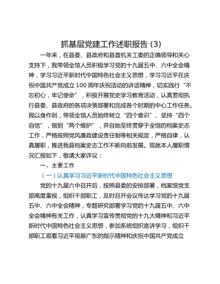 抓基层党建工作述职报告 (7)_2