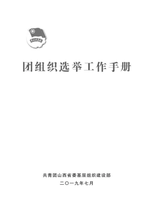 团组织选举工作手册242页