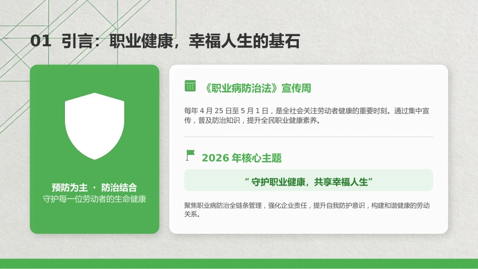 职业病防治宣传PPT职业健康保护课件模板_第3页
