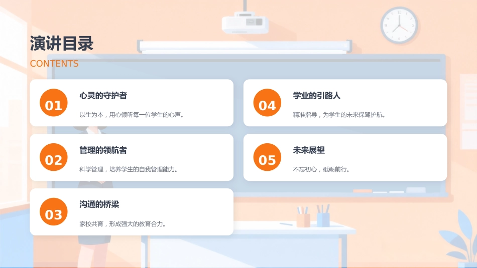 高中优秀班主任竞选PPT优秀教师竞选说课课件_第3页