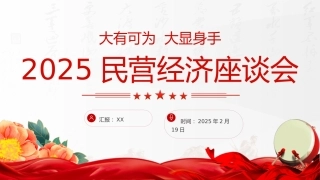 2025民营企业座谈会要点速览PPT