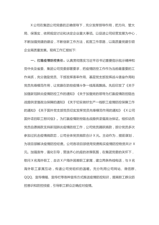 20211230：企业2020年党建工作总结和2021年工作计划