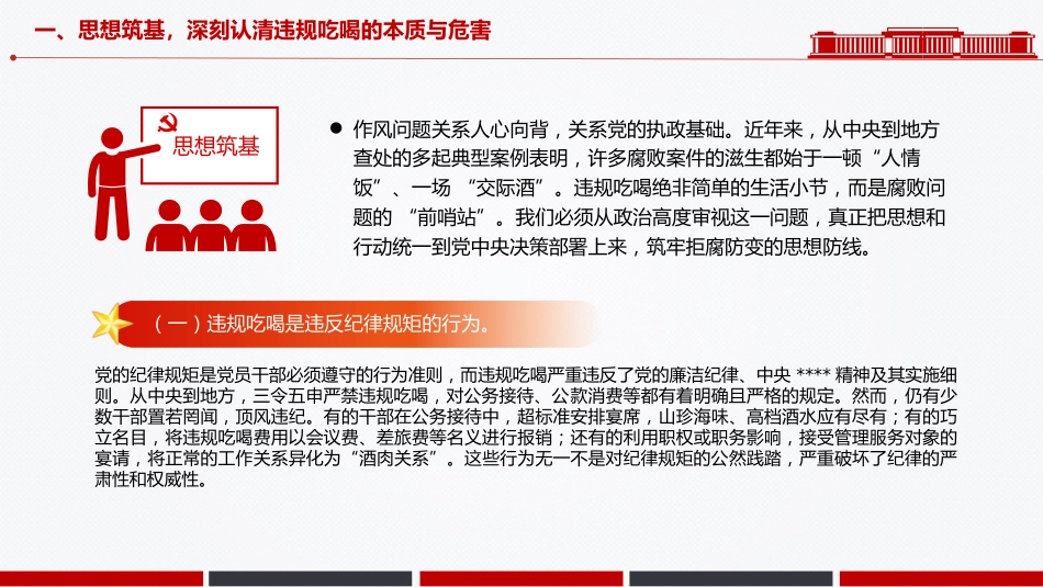 党课PPT课件：2025在全县干部警示教育会上关于违规吃喝专项整治的专题党课PPT课件_第5页