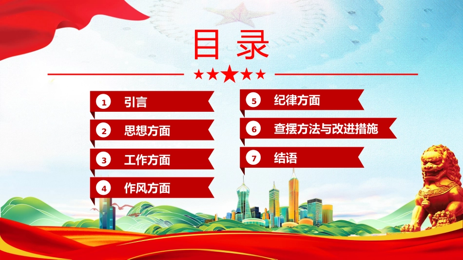 2025基层党员问题查摆清单PPT党员个人对照检查课件_第2页
