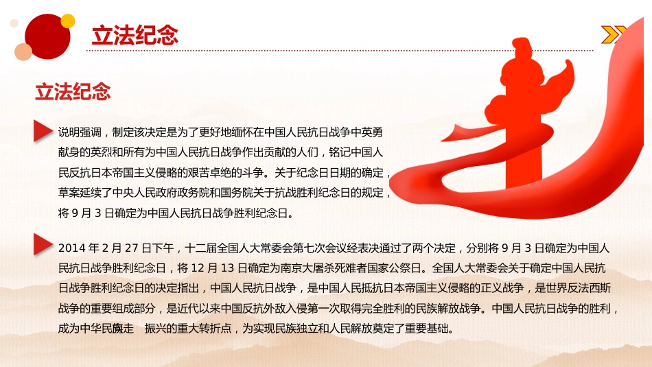 纪念抗战胜利80周年PPT红色精美风中国人民抗日战争胜利纪念日课件模板_第10页