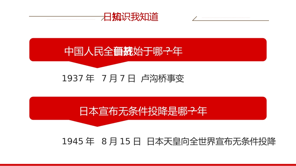 纪念抗日战争胜利80周年PPT党政风中国人民抗日战争暨世界反法西斯战争胜利80周年纪念日课件_第4页
