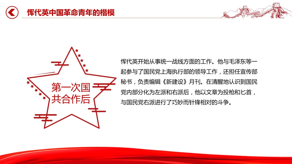 恽代英中国青年的楷模PPT党史中的青年榜样系列课件_第6页