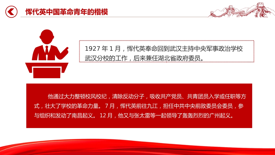 恽代英中国青年的楷模PPT党史中的青年榜样系列课件_第7页