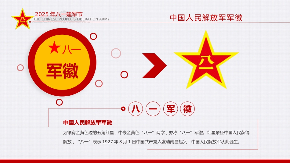 热烈庆祝中国人民解放军建军98周年PPT红色大气铁血铸军魂建军节课件_第9页