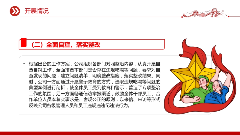 开展违规吃喝等问题专项整治工作总结PPT模板_第7页