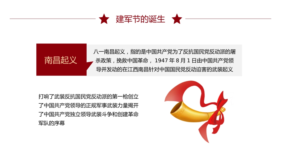 热烈庆祝中国人民解放军建军98周年PPT2025八一建军节党课课件_第4页