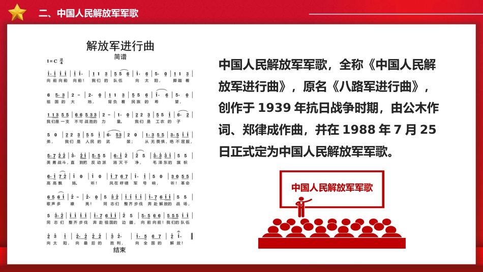 热烈庆祝中国人民解放军建军98周年PPT八一建军节课件_第8页
