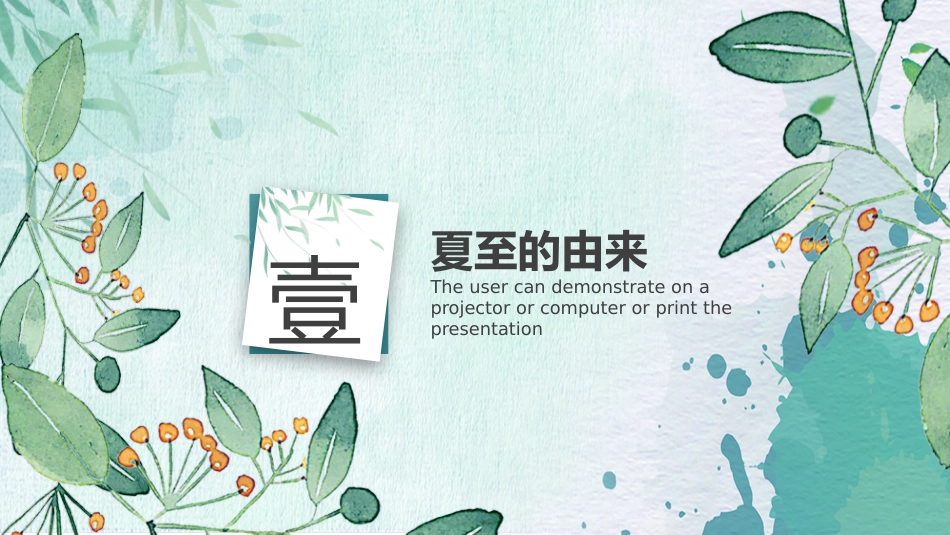 中国传统二十四节气夏至PPT课件_第3页