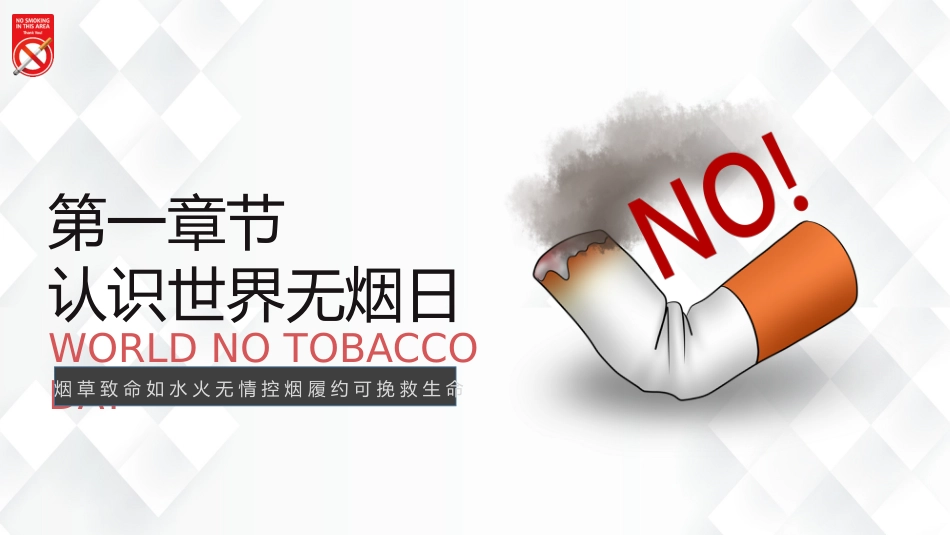 世界无烟日科普宣传PPT简约精美吸烟有害健康世界无烟日课件_第3页
