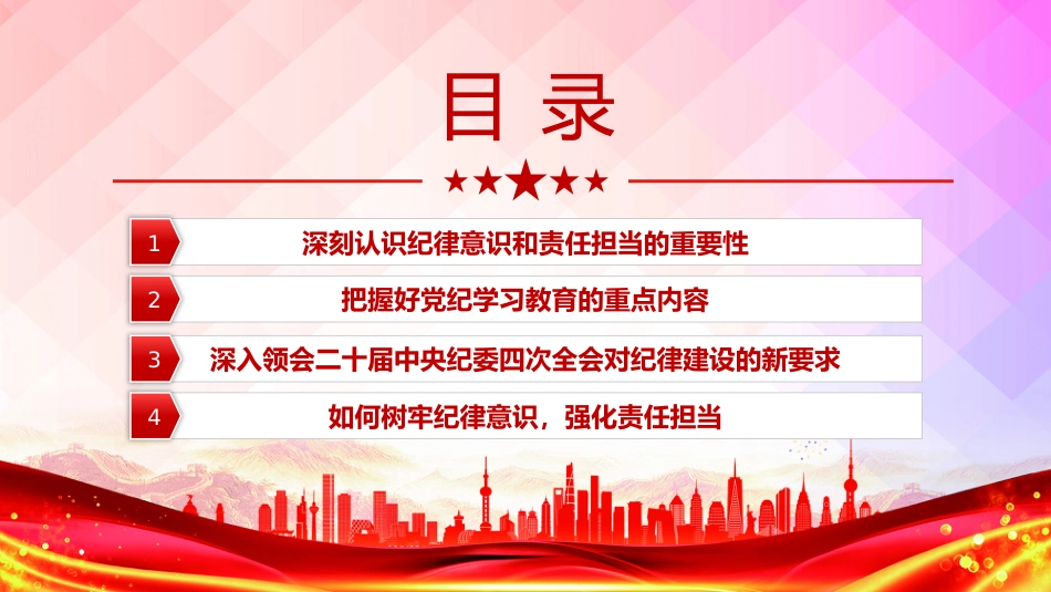 党课PPT课件：2025树牢纪律意识强化责任担当PPT第一季度专题党课_第3页