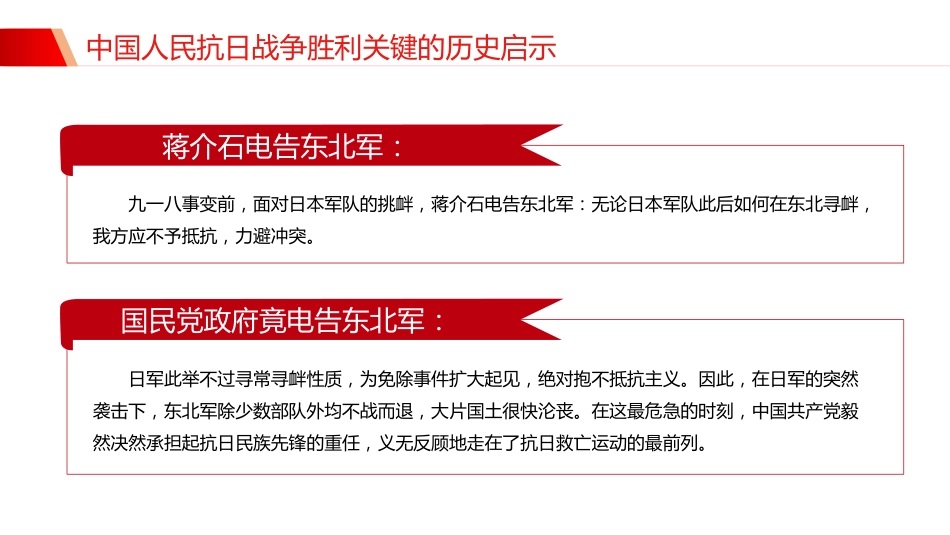 中国人民抗日战争胜利关键的历史启示PPT党课课件_第6页