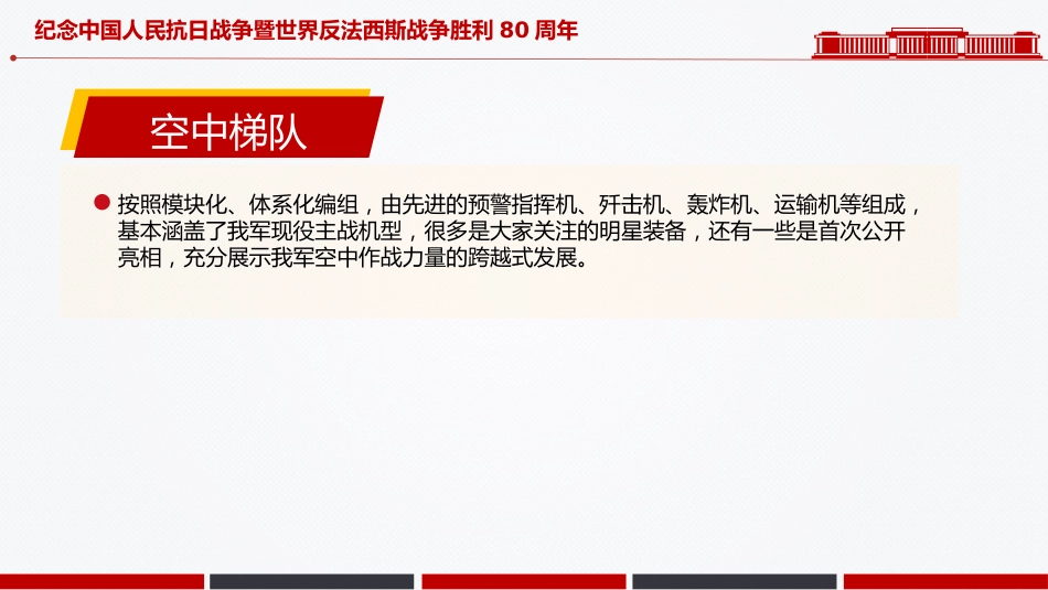 9.3抗战胜利纪念日大阅兵PPT纪念中国人民抗日战争暨世界反法西斯战争胜利80周年课件_第9页