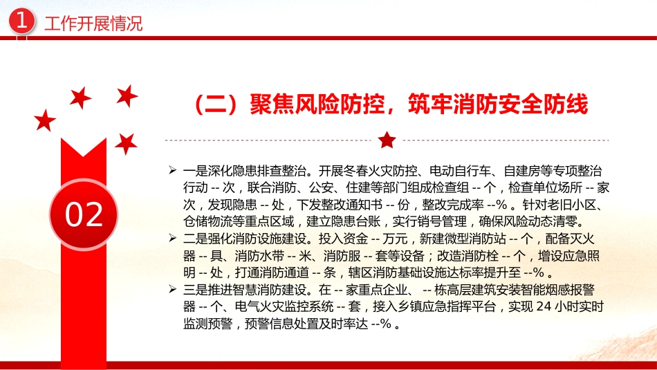 讲稿+PPT课件：应急消防管理办公室2025年上半年工作情况报告PPT模板_第4页