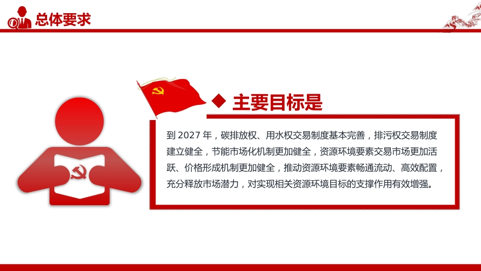讲稿+PPT课件：2025关于健全资源环境要素市场化配置体系的意见模板_第7页