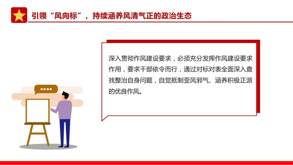 党课讲稿+PPT课件：以优良作风奋进新征程PPT作风建设主题党课_第10页