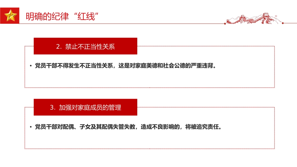 党课讲稿+PPT课件：党员干部生活中的纪律“红线”PPT纪律教育党课_第8页