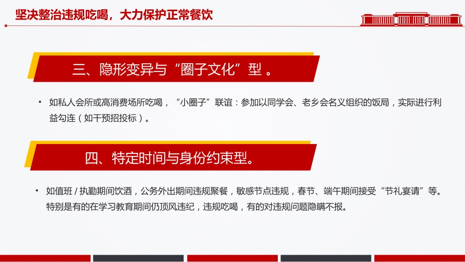 作风建设党课讲稿+PPT课件：坚决整治违规吃喝大力保护正常餐饮_第10页