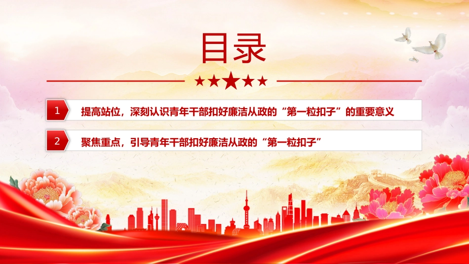 年轻干部廉洁从政专题党课讲稿+PPT课件：扣好“第一粒扣子”_第3页