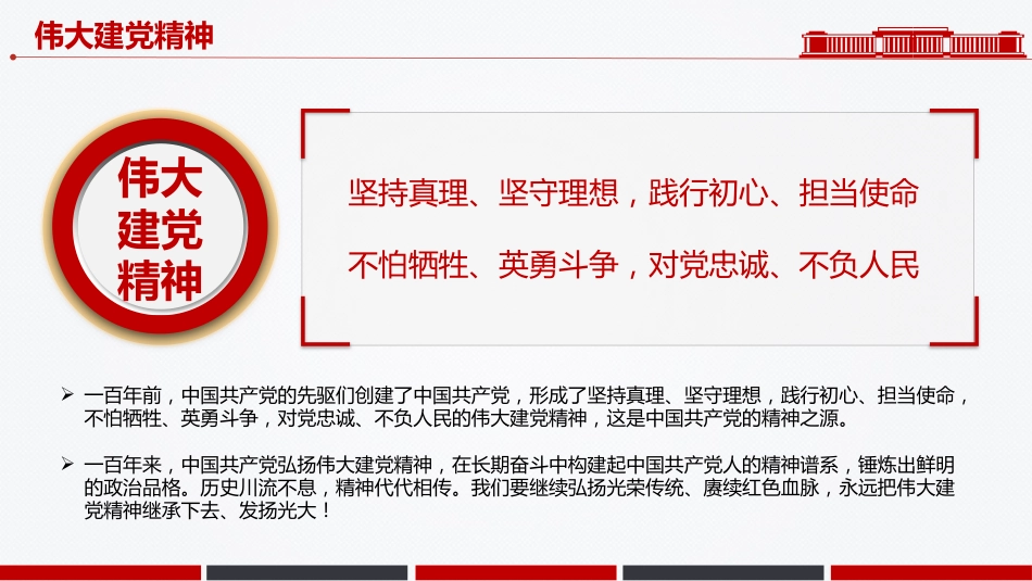 讲稿+PPT课件：中国精神PPT中国共产党人的精神谱系一党课课件_第3页