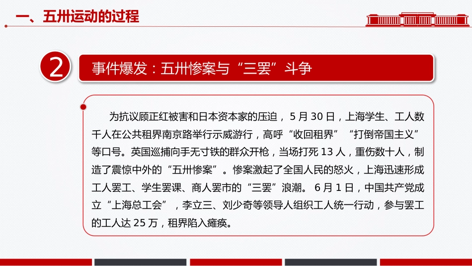 讲稿+PPT课件：纪念五卅运动爆发100周年PPT红色精美赓续红色血脉汲取奋进力量班会课件_第6页