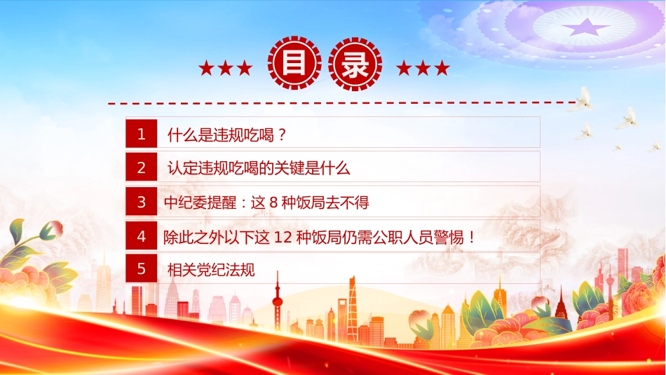 讲稿+PPT课件：党员干部严禁参与的20类违规吃喝情形_第3页