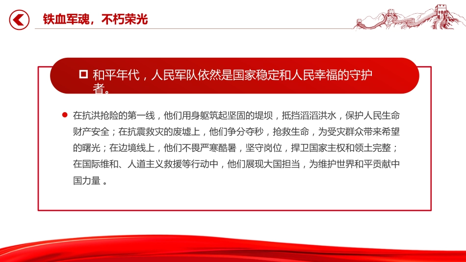纪念中国人民解放军建军98周年课件讲稿+PPT课件：铁血军魂不朽荣光_第4页