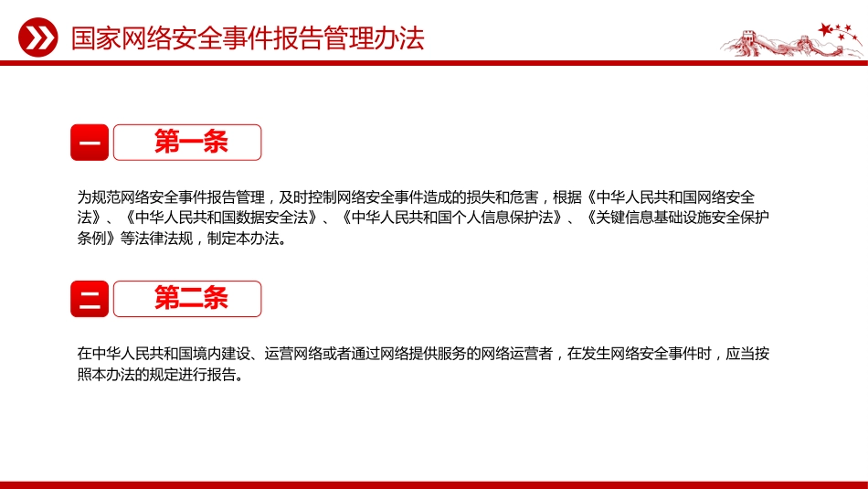 讲稿+PPT课件：2025《国家网络安全事件报告管理办法》_第2页
