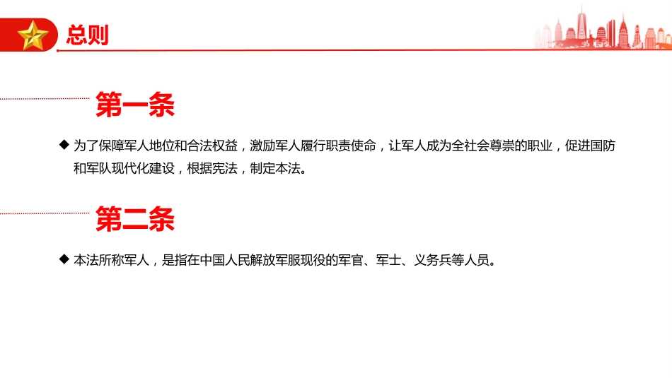 讲稿+PPT课件：《军人地位和权益保障法》全文PPT课件_第3页