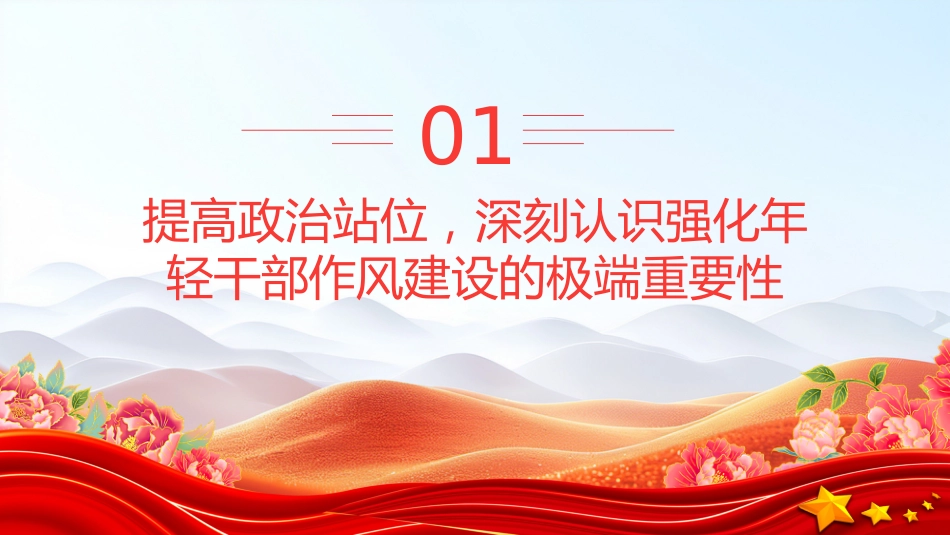 党课讲稿+PPT课件：强化年轻干部作风建设 培养过硬合格接班人_第4页