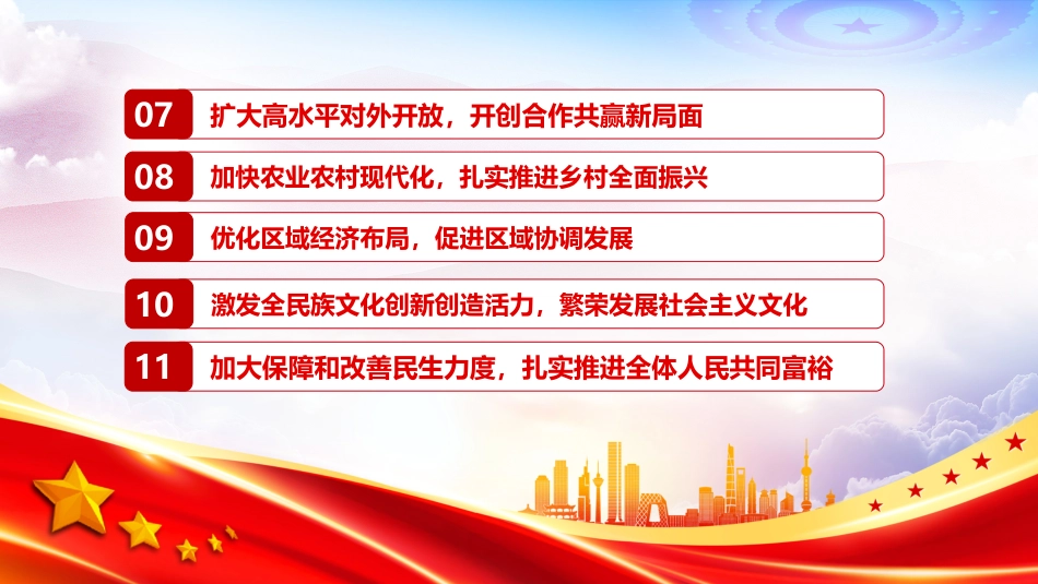 2025年《中共中央关于制定国民经济和社会发展第十五个五年规划的建议》全文PPT党课_第4页