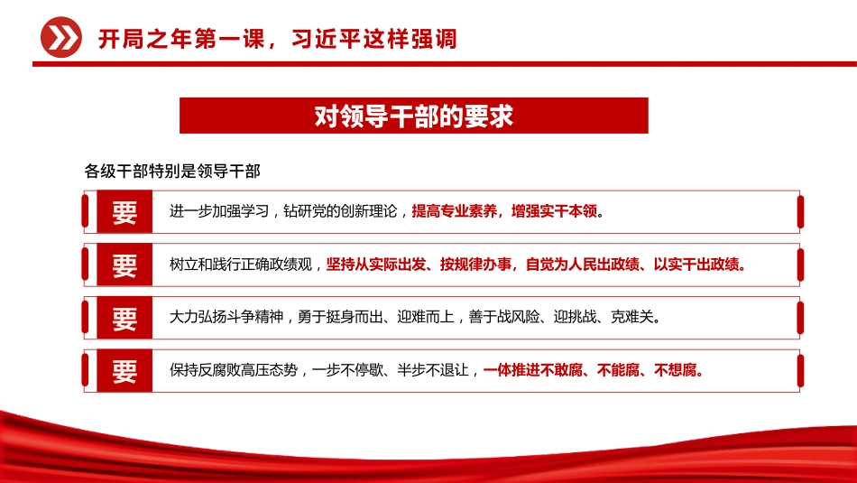 开局之年第一课PPT总书记重要讲话课件_第9页