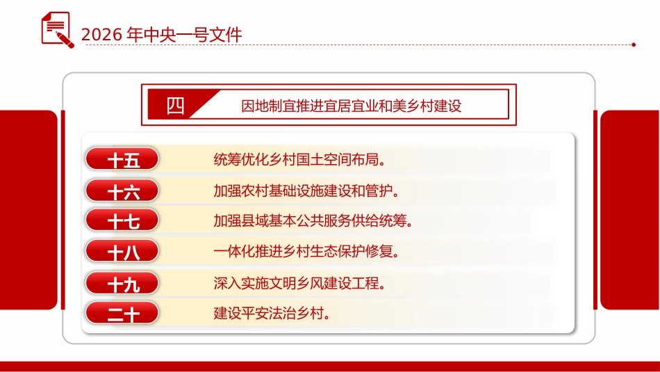 一文读懂2026年中央一号文件PPT关于锚定农业农村现代化 扎实推进乡村全面振兴的意见课件_第6页