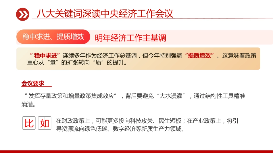 八大关键词深读中央经济工作会议PPT课件_第6页